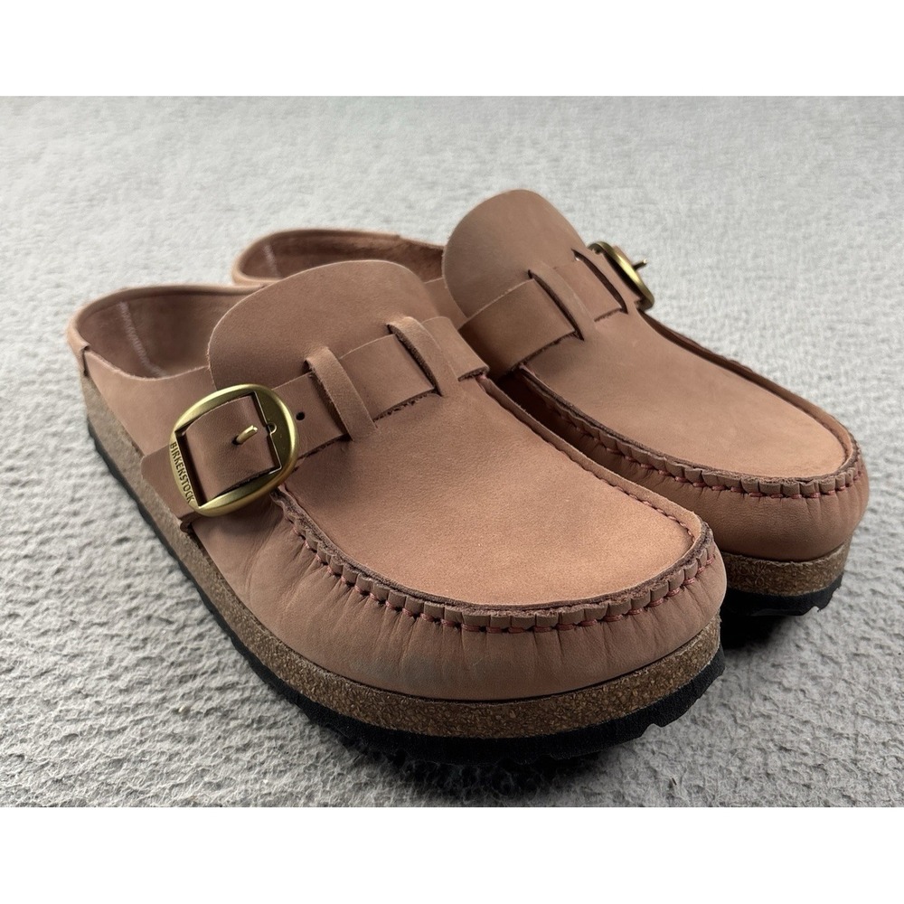 Birkenstock Buckley Clog Shoes Womens 9.5/41 Buckle Old Rose